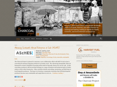 charcoalproject.org snapshot