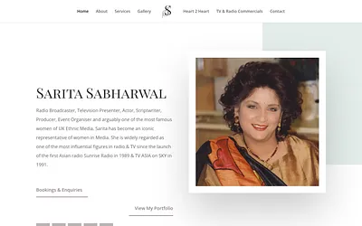 saritasabharwal.com snapshot