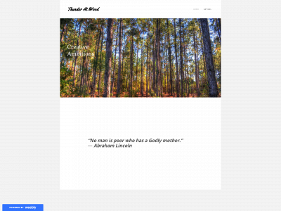 thunderatwood.weebly.com snapshot