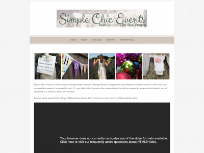 simplechicevents.com snapshot