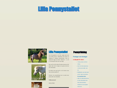 lillaponnystallet.se snapshot