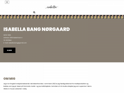 isabellabang.dk snapshot
