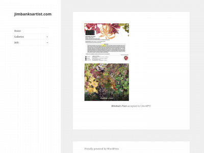 jimbanksartist.com snapshot