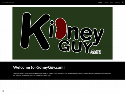 kidneyguy.com snapshot