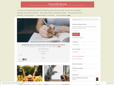 anintrovertsreconnection.com snapshot