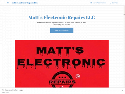 mattselectronicrepairs.com snapshot