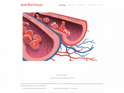 southwestvascular.co.uk snapshot