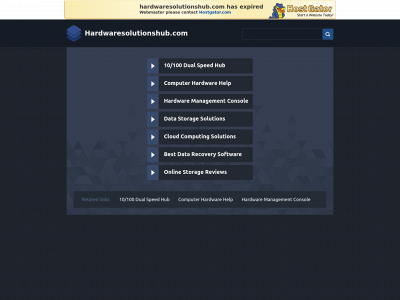 hardwaresolutionshub.com snapshot