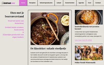 dutchfoodlover.nl snapshot