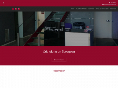 www.alucrystall.es snapshot