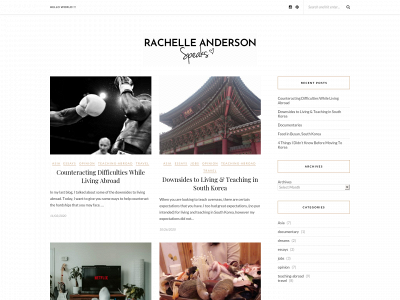 rachelleandersonspeaks.com snapshot