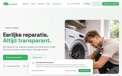 tromptech.nl snapshot