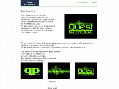 questparanormal.uk snapshot