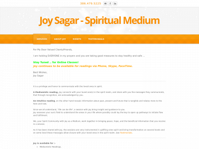 www.joyofcassadaga.com snapshot