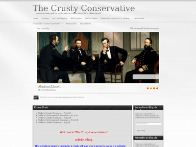 crustyconservative.com snapshot