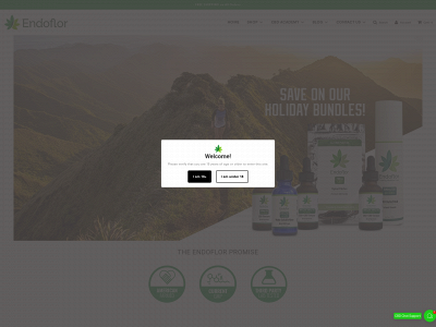 endoflorcbd.com snapshot