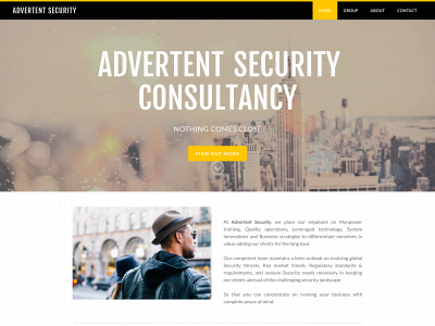 www.advertentsecurity.com snapshot