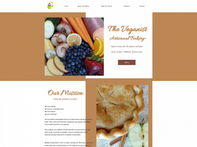 theveganistbakery.com snapshot