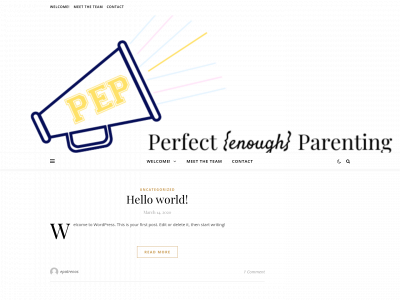perfectenoughparenting.com snapshot
