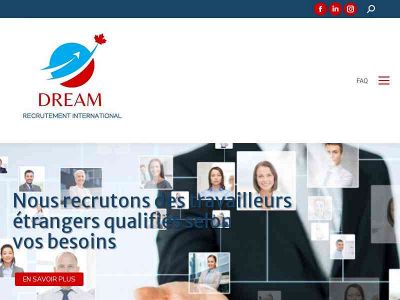 dreamrecrutement.com snapshot
