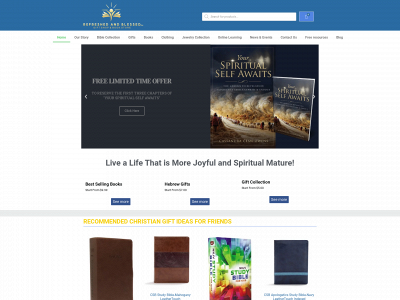 refreshedandblessed.com snapshot
