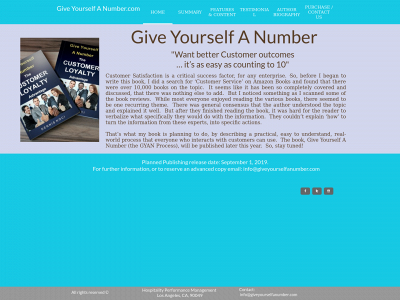 giveyourselfanumber.com snapshot