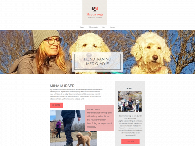 happy-dogs.se snapshot