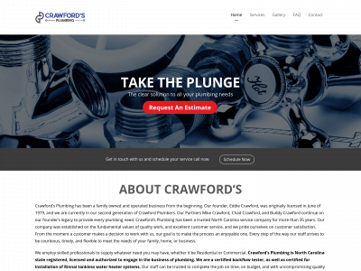 crawfordsplumbingnc.com snapshot
