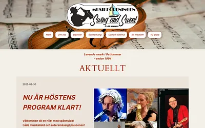 swingandsweet.se snapshot