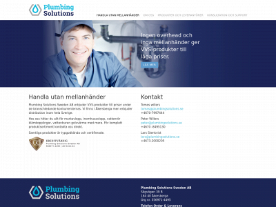plumbingsolutions.se snapshot
