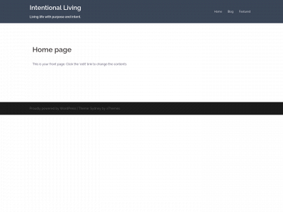 intentionalliving.blog snapshot