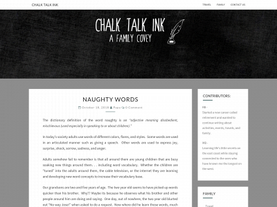 chalktalkink.com snapshot