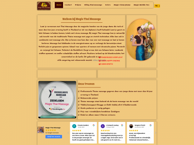 magic-thai-massage.be snapshot