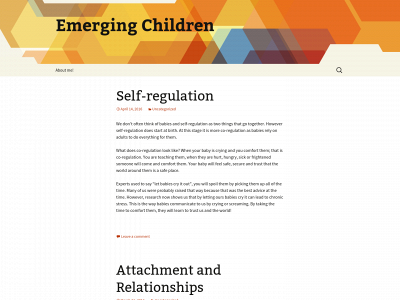 emergingchildren.com snapshot