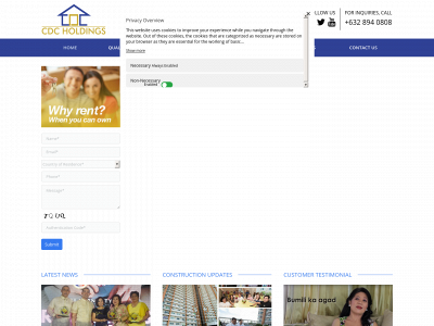 cdcresidences.com snapshot