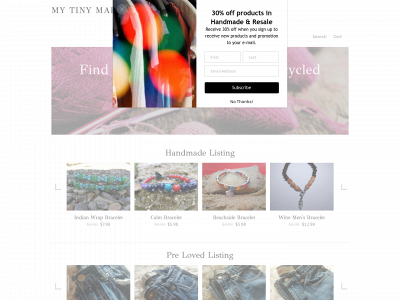 www.mytinymarket.com snapshot