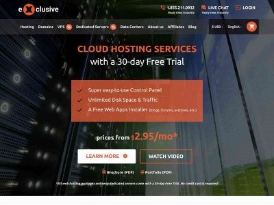 exclusivehosting.net snapshot