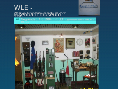 wle-eisenbahnmuseum.one snapshot