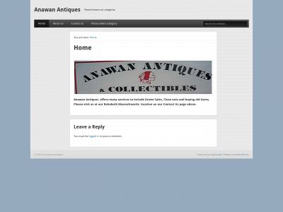 anawanantiques.com snapshot