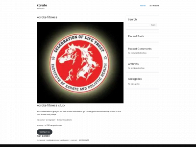 karatefitnessclub.com snapshot