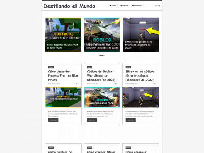 destilandoelmundo.com snapshot