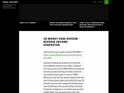 funnelinformer.com snapshot
