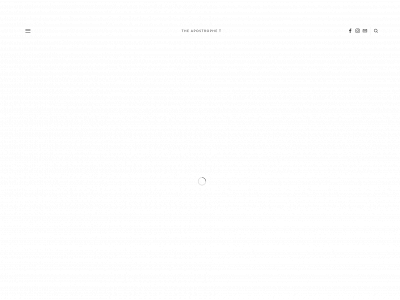 theapostrophet.com snapshot