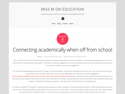 missmoneducation.com snapshot