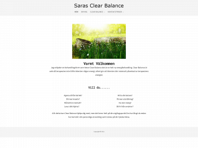 saraclearbalance.se snapshot