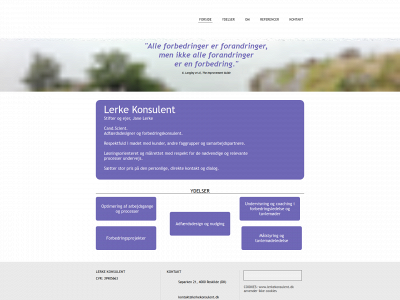 lerkekonsulent.dk snapshot