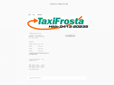 taxifrosta.se snapshot