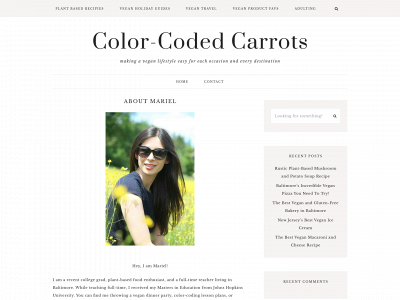 colorcodedcarrots.com snapshot