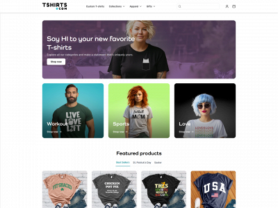 tshirts.com snapshot