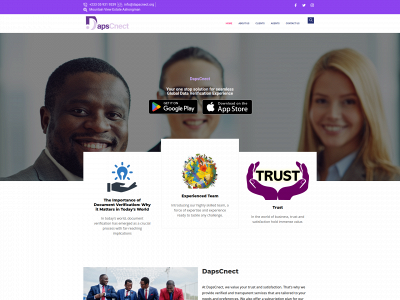 dapscnect.org snapshot